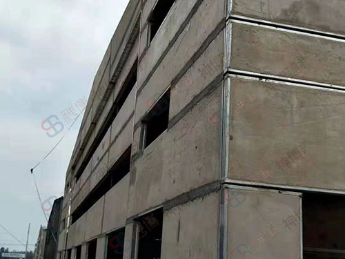 鋼骨架膨石輕型板工藝